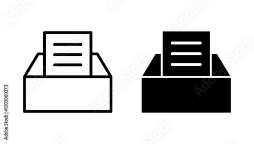 Archive folders icon vector. Document vector icon. Archive storage icon.
