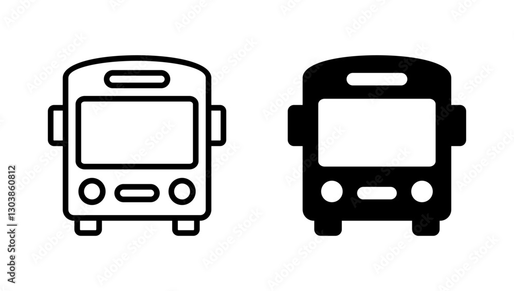 Bus icon vector. bus sign and symbol Bus icon vector. bus sign and symbol