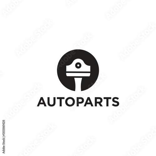 Autoparts Logo Design Modern Tech