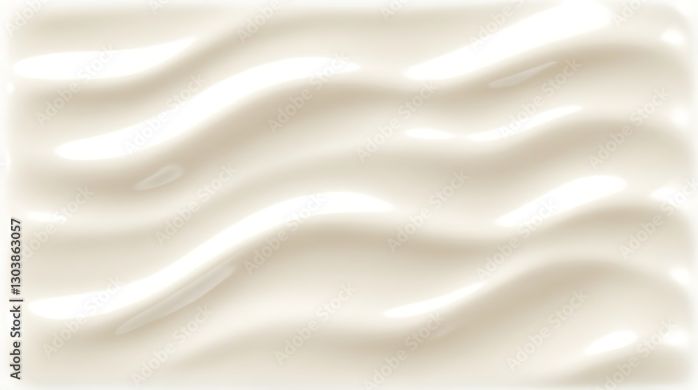 Obraz premium A Seamless Creamy Texture Background with Delicate Wave Patterns