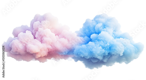 Dreamy pastel cloud illustration with smooth transitions, versatile for website headers, mobile wallpapers and creative print projects.