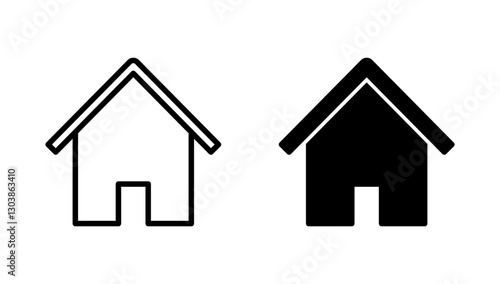House icon vector. Home sign and symbol