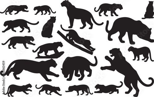 Jaguar Stance Silhouette Set