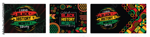 African American History Month celebrations feature patterns, bright colors, and meaningful designs.