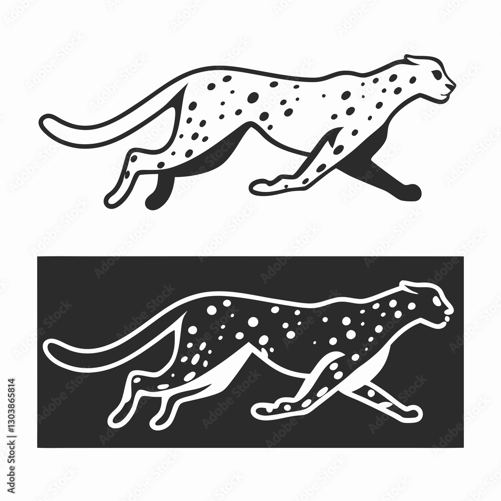 Fototapeta premium set of wild animals vector