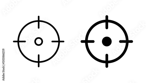 Target icon vector. goal icon vector. target marketing sign and symbol