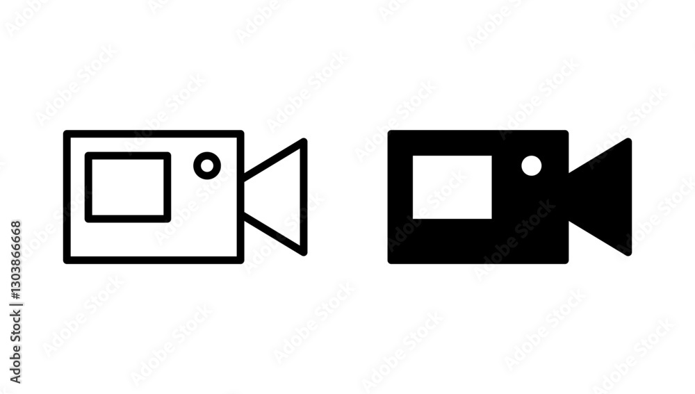 Video icon vector. video camera sign and symbol. movie sign. cinema Video icon vector. video camera sign and symbol. movie sign. cinema