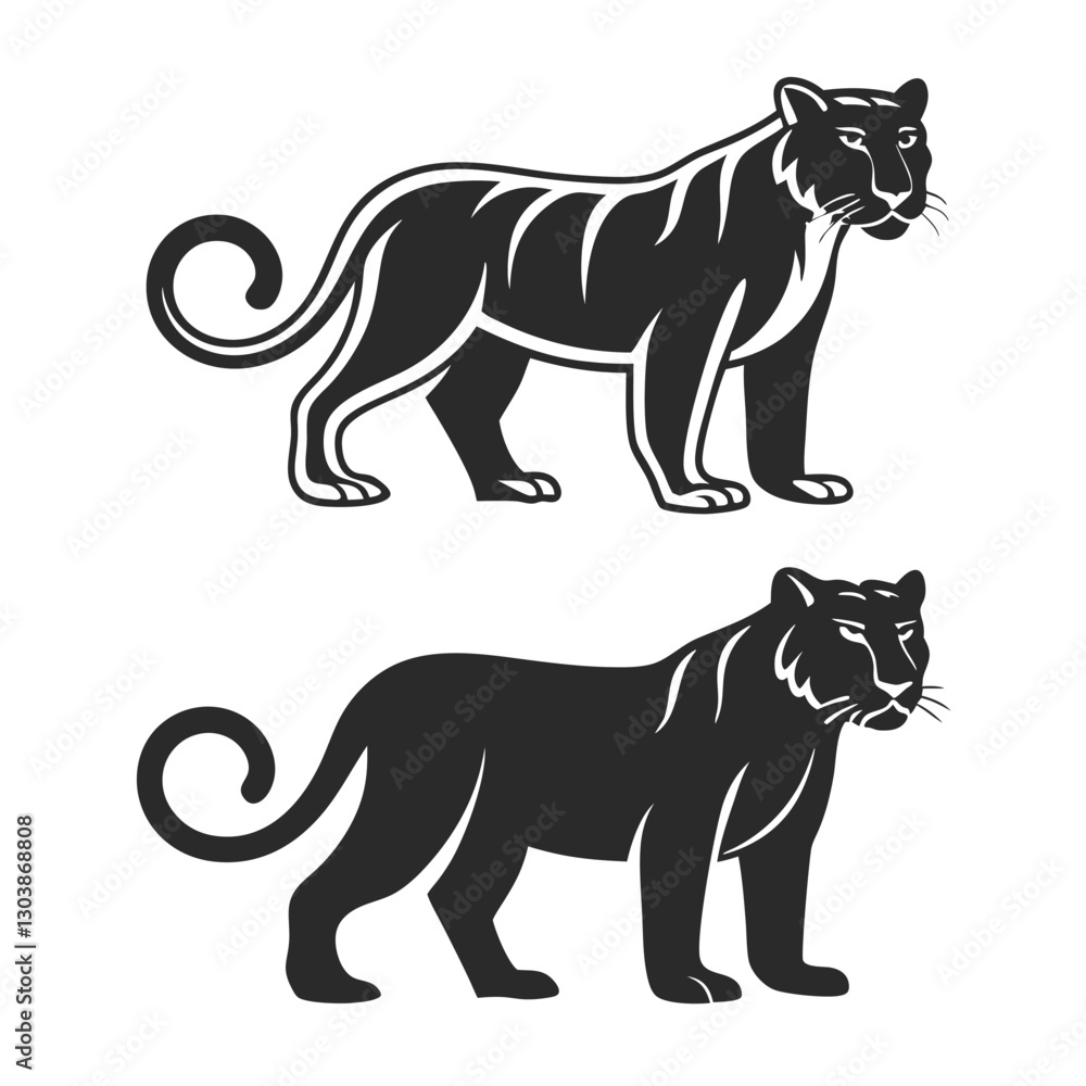 Obraz premium set of wild animals vector