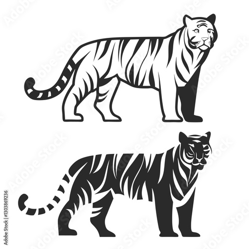 set of wild animals vector
