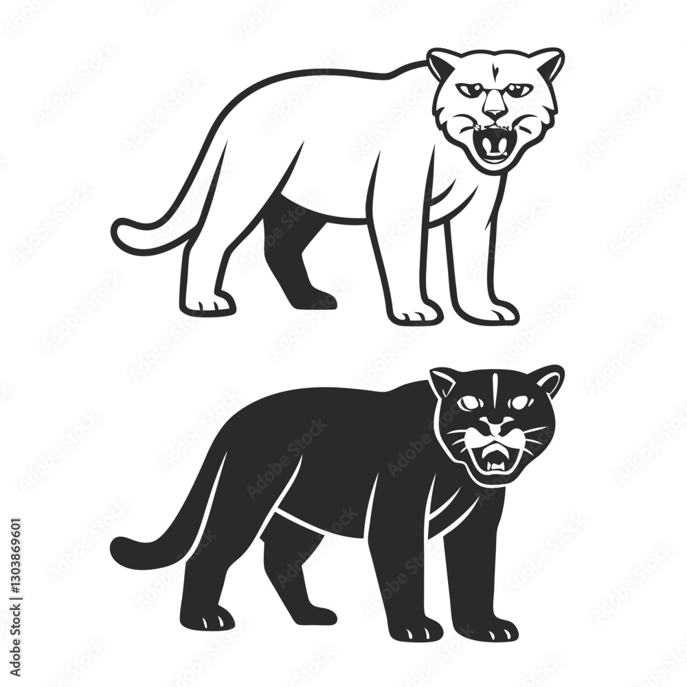 Fototapeta premium tiger vector illustration