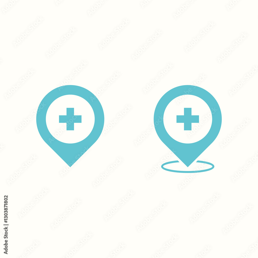 logo design vector abstract template illustration modern symbol simple logo icon pin medical google map logo design vector abstract template illustration modern symbol simple logo icon pin medical google map