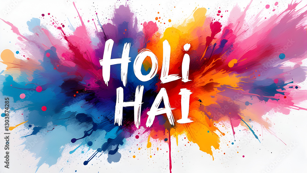 Happy Holi Celebration with Vibrant Color Splash and Floating Balloons – Festive and Joyful Artistic Explosion. Happy Holi Celebration with Vibrant Color Splash and Floating Balloons – Festive and Joyful Artistic Explosion.