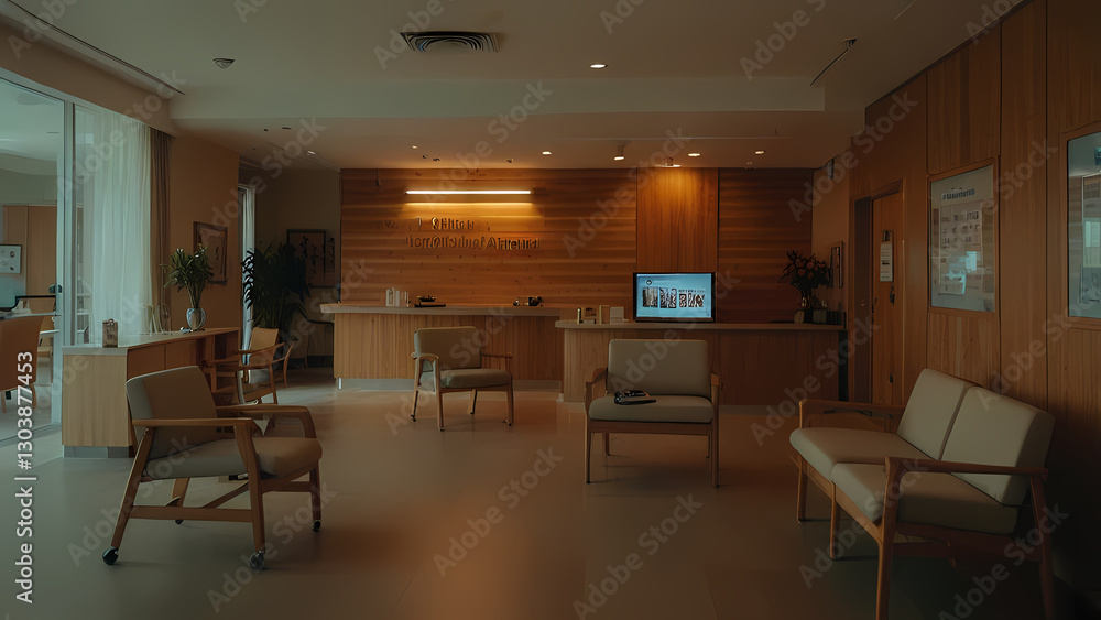 Fototapeta premium Luxury-Inspired Hospital Lobby Design