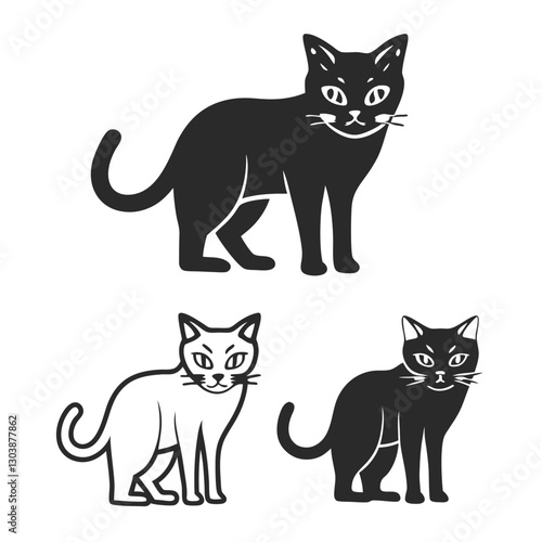 set of wild animals vector