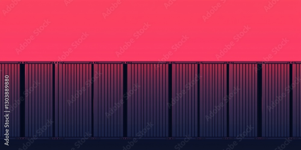 Abstract gradient with shipping container silhouettes Abstract gradient with shipping container silhouettes