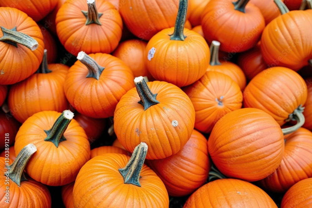 A Bountiful Display of Fresh, Vibrant Orange Pumpkins Gathered Together, Highlighting Their Unique Shapes and Textures, Perfect for Autumn Celebrations and Festive Decorations A Bountiful Display of Fresh, Vibrant Orange Pumpkins Gathered Together, Highlighting Their Unique Shapes and Textures, Perfect for Autumn Celebrations and Festive Decorations