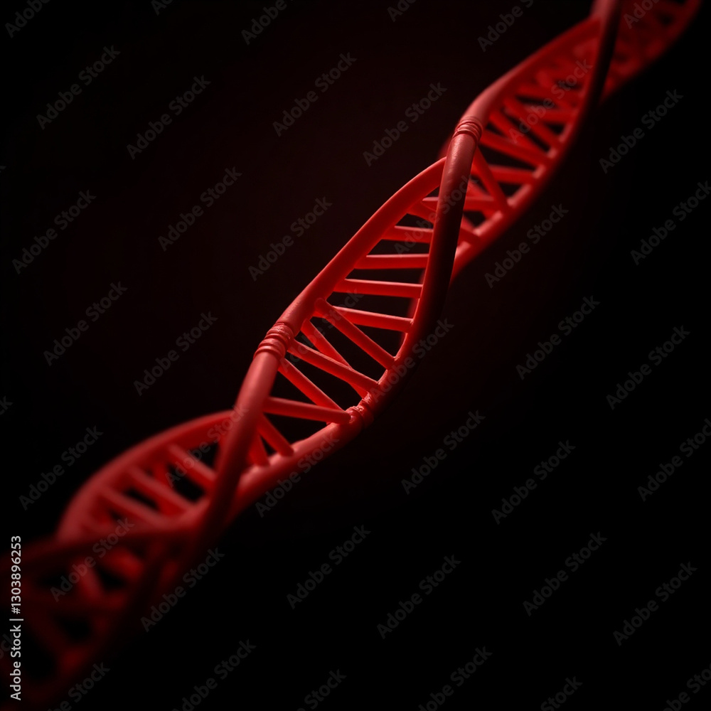 3d rendered illustration of dna