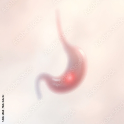 Obraz na płótnie ulcer, stomach, stomach ache, GERD w salonie