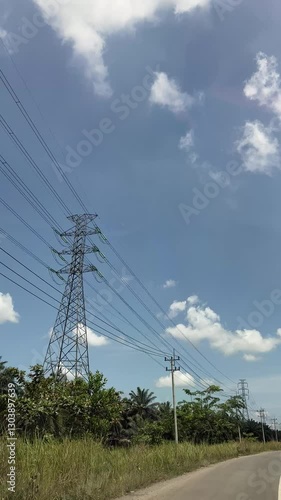 high voltage power lines