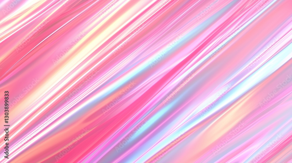 Glittery pink holographic abstract background with wrinkled smooth fabric texture. Glittery pink holographic abstract background with wrinkled smooth fabric texture.