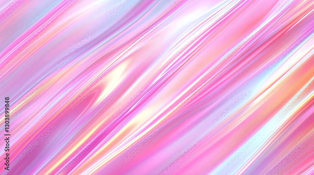Glittery pink holographic abstract background with wrinkled smooth fabric texture. Glittery pink holographic abstract background with wrinkled smooth fabric texture.