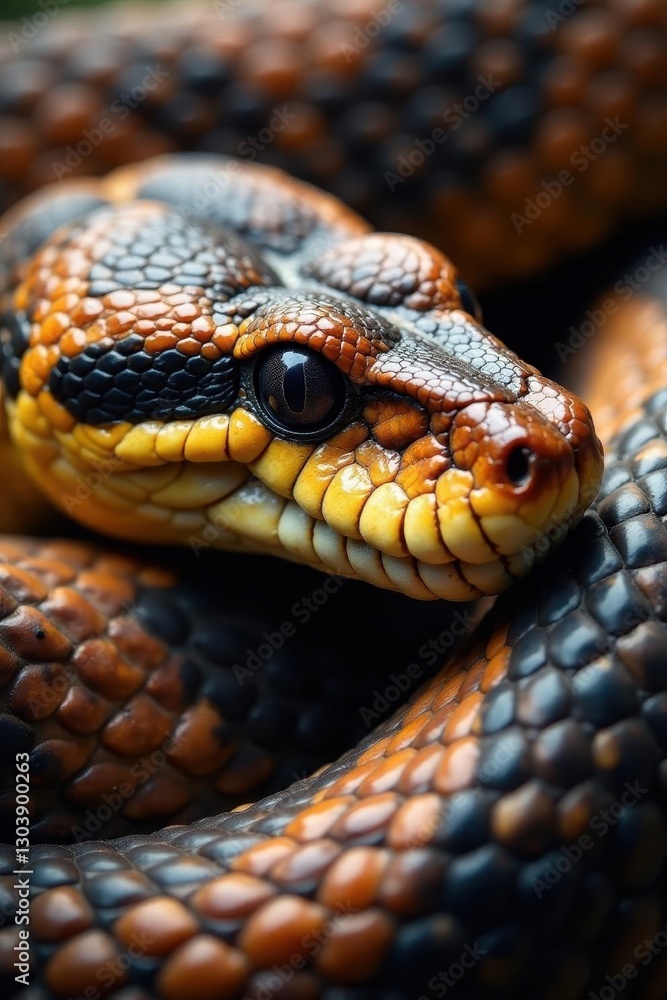 Close-up of natural snakeskin, intricate scales , high resolution, macro, black Close-up of natural snakeskin, intricate scales , high resolution, macro, black