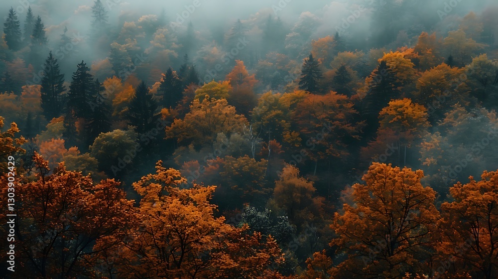 View of trees during autumn View of trees during autumn