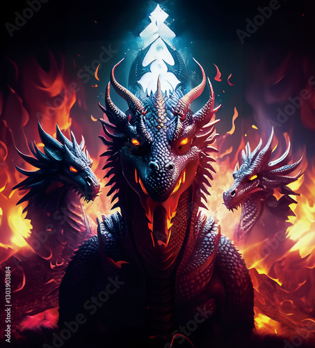 炎のドラゴン