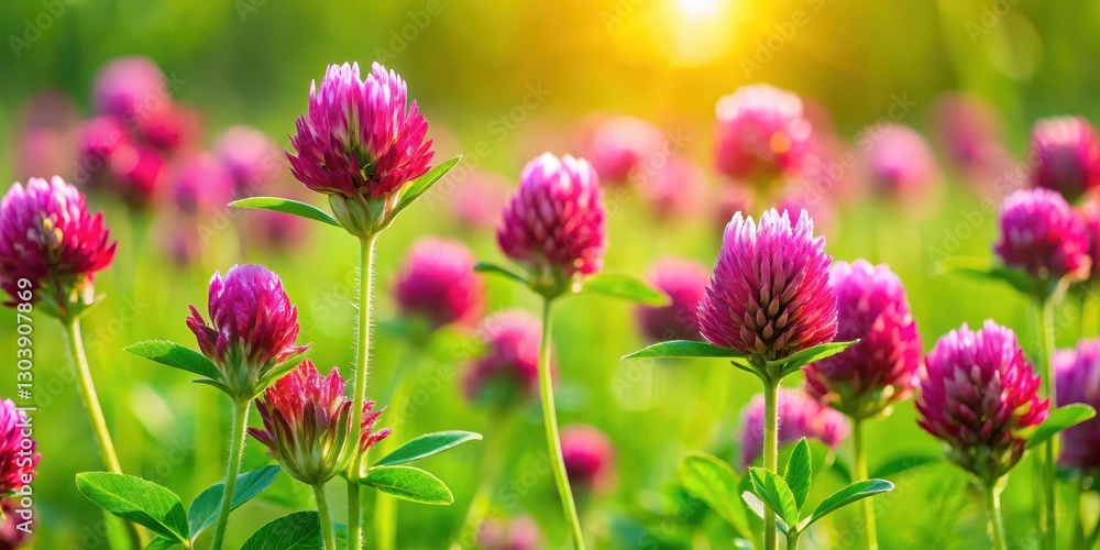 Close-up of vibrant red clover flowers in a lush green meadow, red color, countryside, red color, countryside, plant life Close-up of vibrant red clover flowers in a lush green meadow, red color, countryside, red color, countryside, plant life