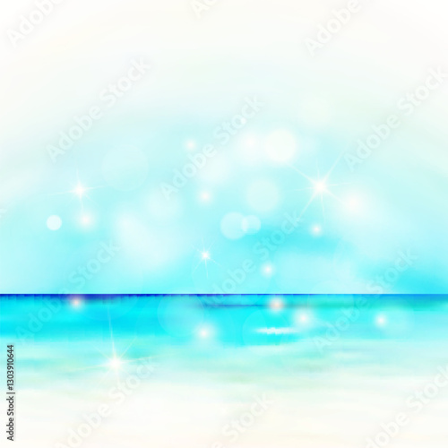 海　空　夏　風景　背景
