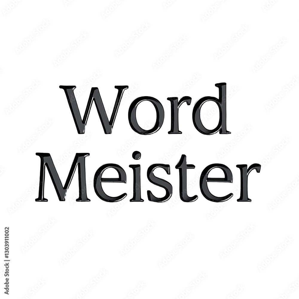 Word Meister calligraphy letter education information typographic PNG file download Word Meister calligraphy letter education information typographic PNG file download