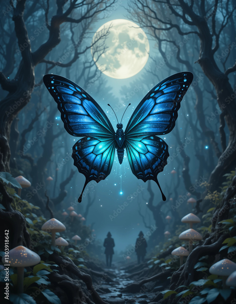 Fototapeta premium Majestic Butterfly – Nature’s Living Masterpiece