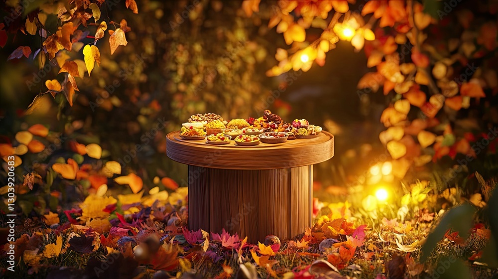 Autumnal Treats: A Festive Fall Gathering in the Woods Autumnal Treats: A Festive Fall Gathering in the Woods