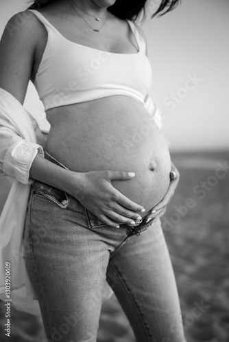 Maternity at the beach