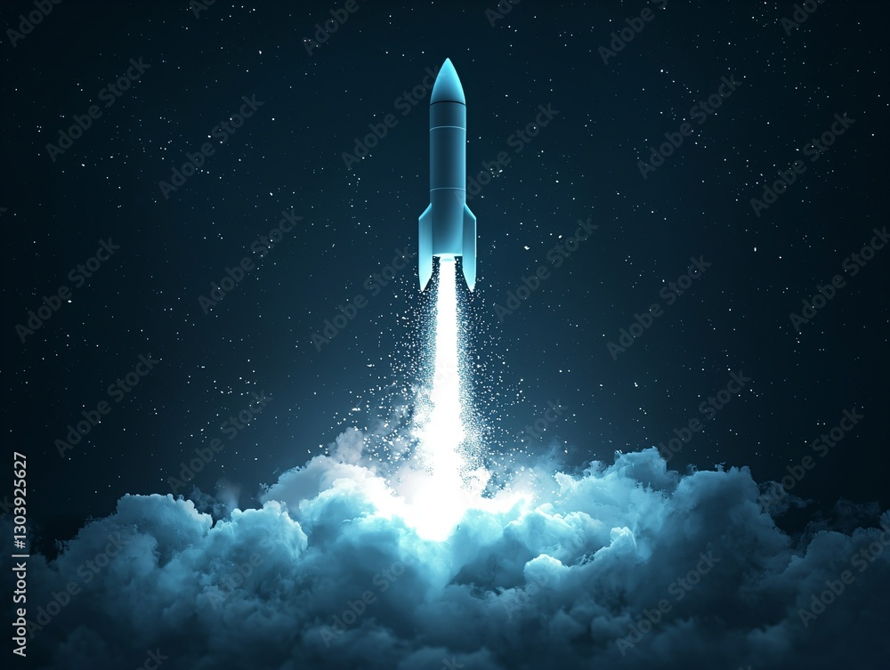 Obraz premium Rocket Launch