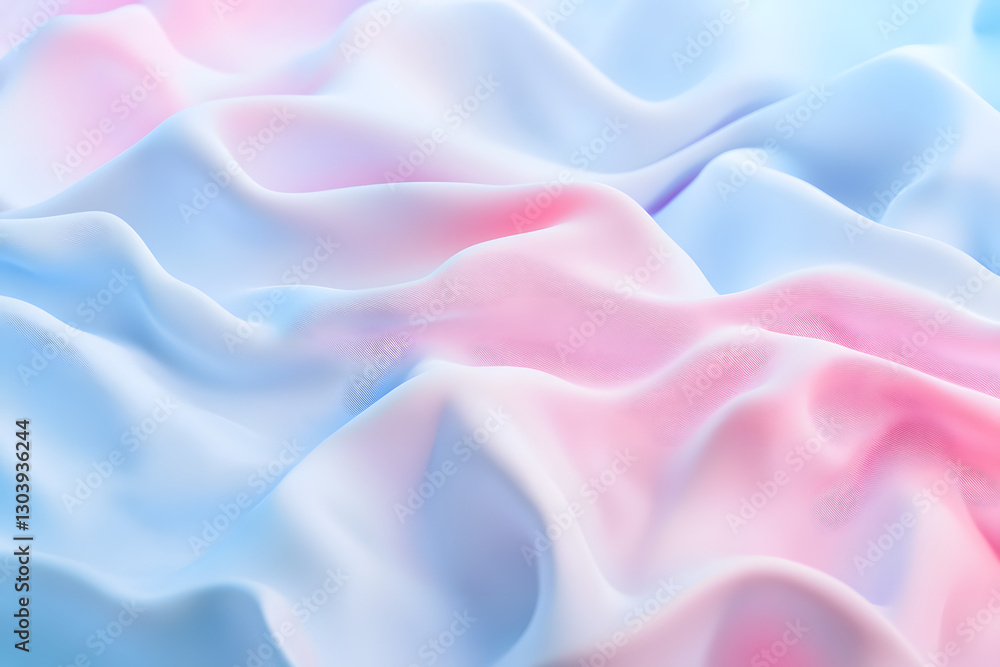 Obraz premium Abstract flowing wave pattern background with soft gradient. Minimalist wallpaper.