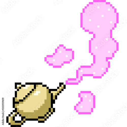 pixel art of perfume smoke jar