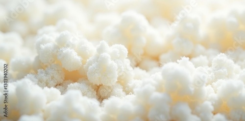 Fluffy white wool, soft texture, clean background, clean, fluffy