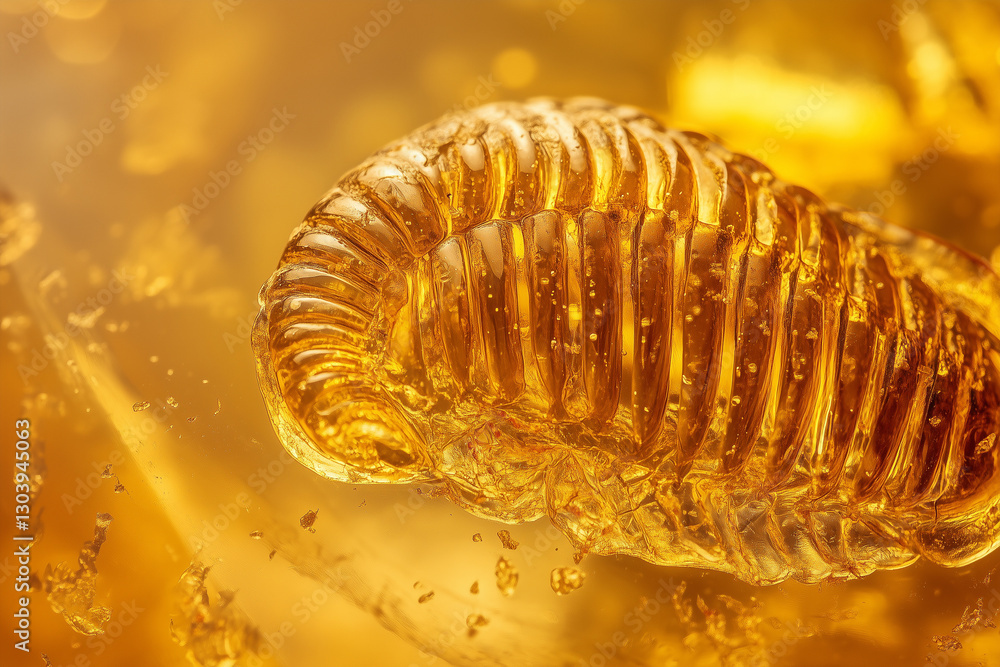 Naklejka premium shrimp fossil