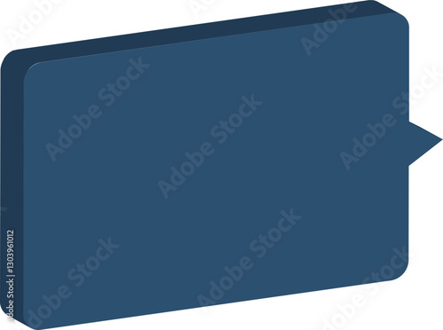 navy speech bubble