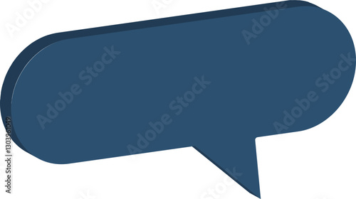 navy speech bubble