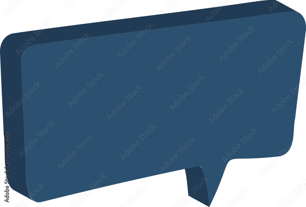 Fototapeta premium gelbe 3D Sprechblase