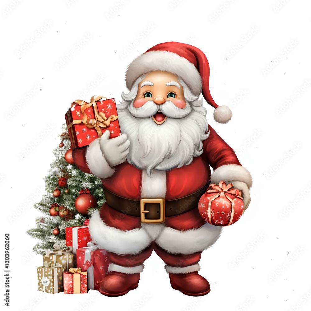 santa claus with gifts santa claus with gifts