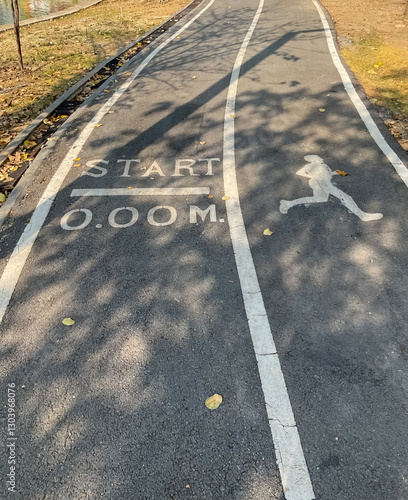 road in the city running way