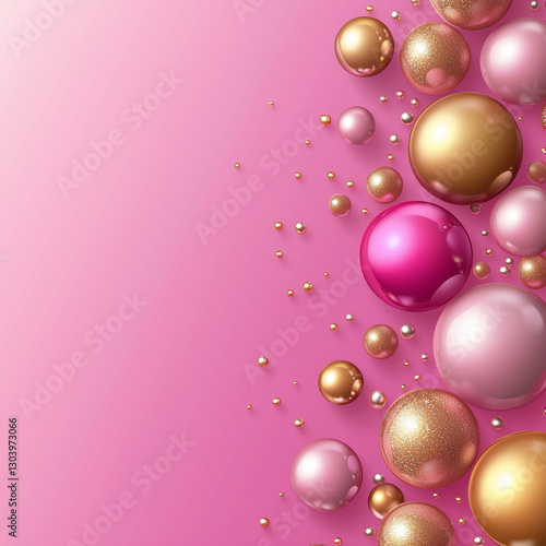 Christmas picture with Christmas tree and party, generative AI illustration