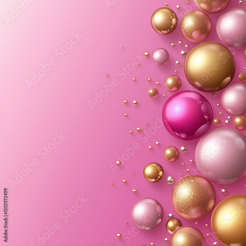 Christmas picture with Christmas tree and party, generative AI illustration