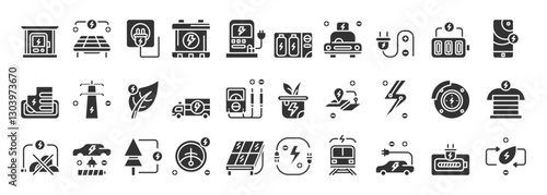 Modern Electric Vehicle Icon Representing Sustainable and Innovative Transportation Solutions for the Future