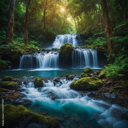 waterfall in the forest