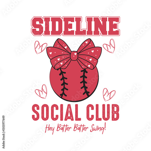 Sideline social club hey batter batter swing!-Baseball T-shirt Design For Baseball Lover, Baseball T-shirt, Baseball Svg, Baseball Svg Shirt