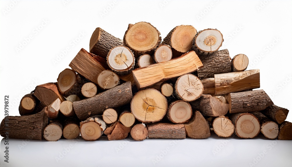 stacked firewood logs neatly arranged in various sizes isolated on transparent background stacked firewood logs neatly arranged in various sizes isolated on transparent background